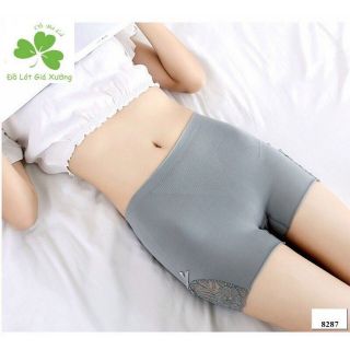Quần  đùi pha viền ren nâng mông