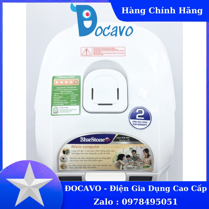 Nồi cơm điện Bluestone RCB 5908