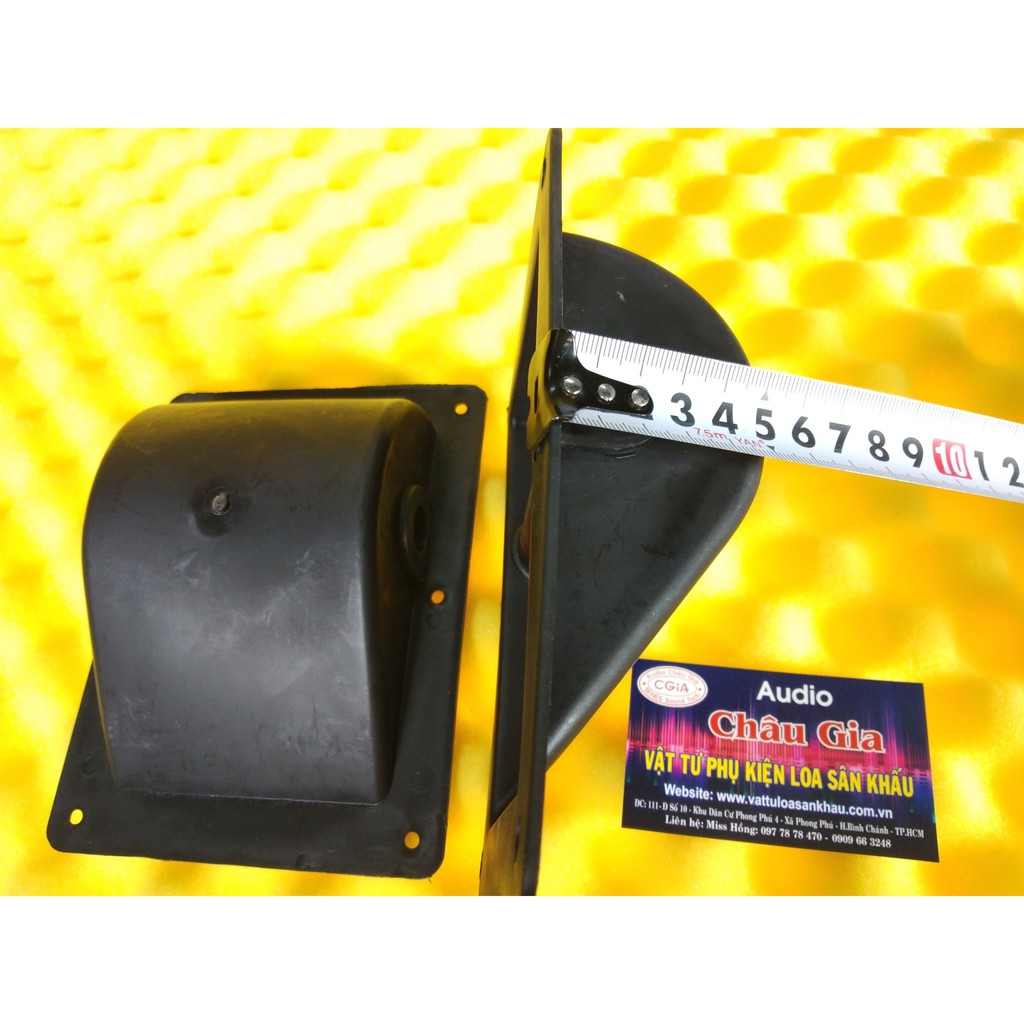 Tay xách thùng loa nhựa 13cm x 17cm 2 cái Audio Châu Gia