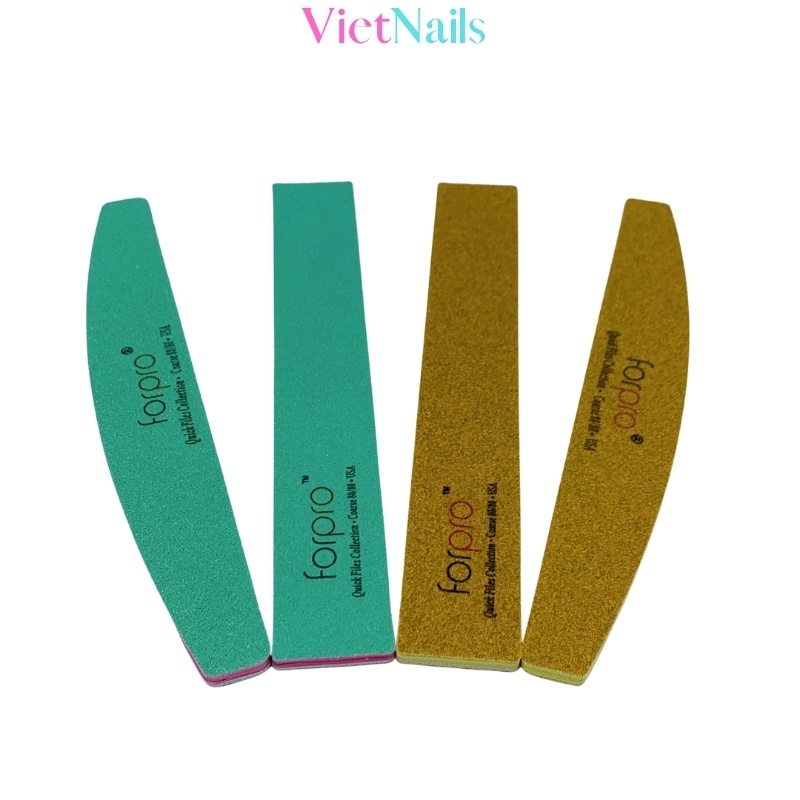 Dũa Móng Tay Móng Bột Móng Gel Forpro Giấy Nhám Mỹ Cao Cấp Độ Nhám 80/80