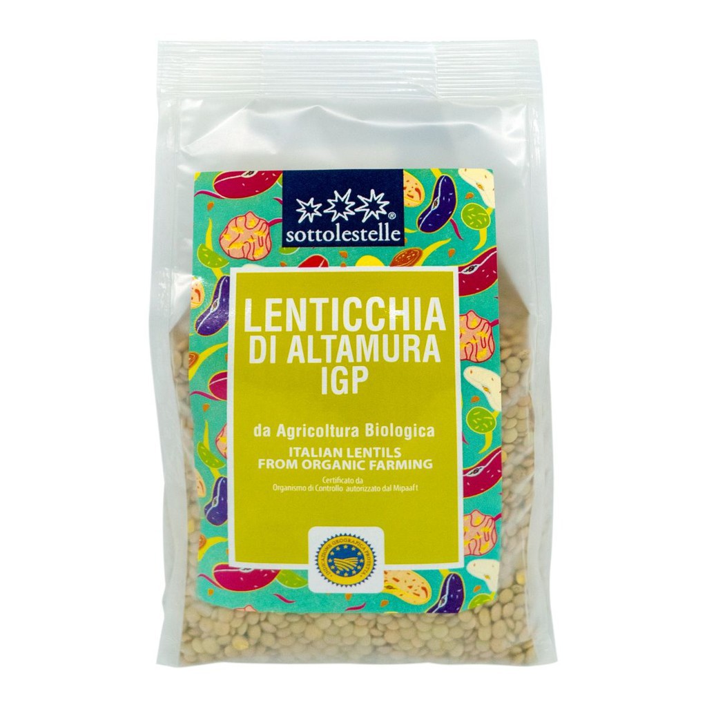 Đậu Lăng Xanh Hữu Cơ Sotto 400g Organic Green Lentil