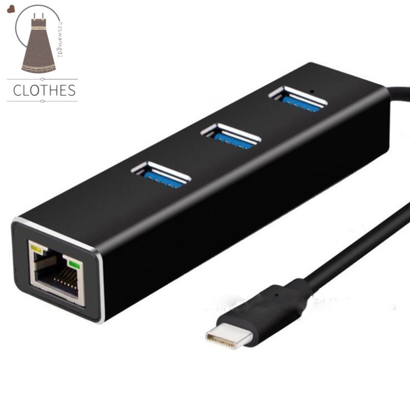 Bộ Chia 3 Cổng Usb 3.0 Hub Hub Usb Sang Rj45 | BigBuy360 - bigbuy360.vn