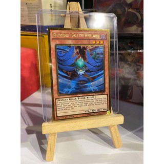 Lá bài thẻ bài Yugioh Blackwing Gale the Whirlwind – Gold Rare - Tặng bọc bài nhựa bảo quản