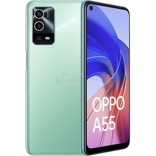 Điện thoại Oppo A55 (4GB/64GB) - Hàng chính hãng - Màn hình 6.5 inch rộng lớn, viên pin đủ dùng cả ngày dài