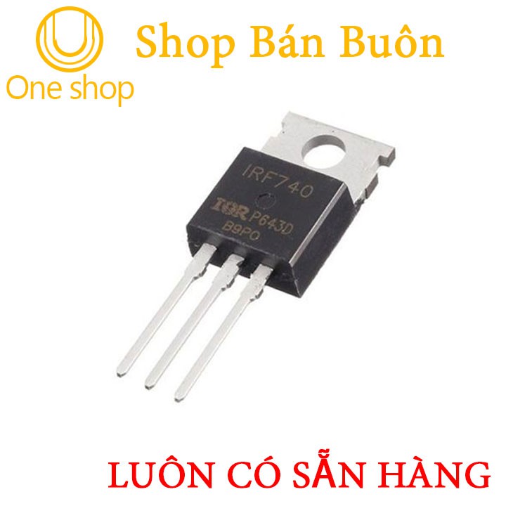 MOSFET IRF740 TO-220 10A 400V N-CH