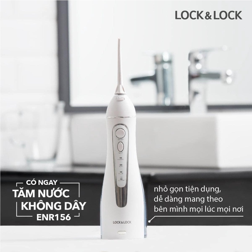 Tăm Nước Lock&Lock Không Dây Irrigator ENR156BLU