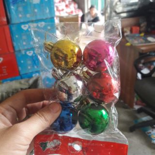 Combo 6 quả châu phụ kiện Noel