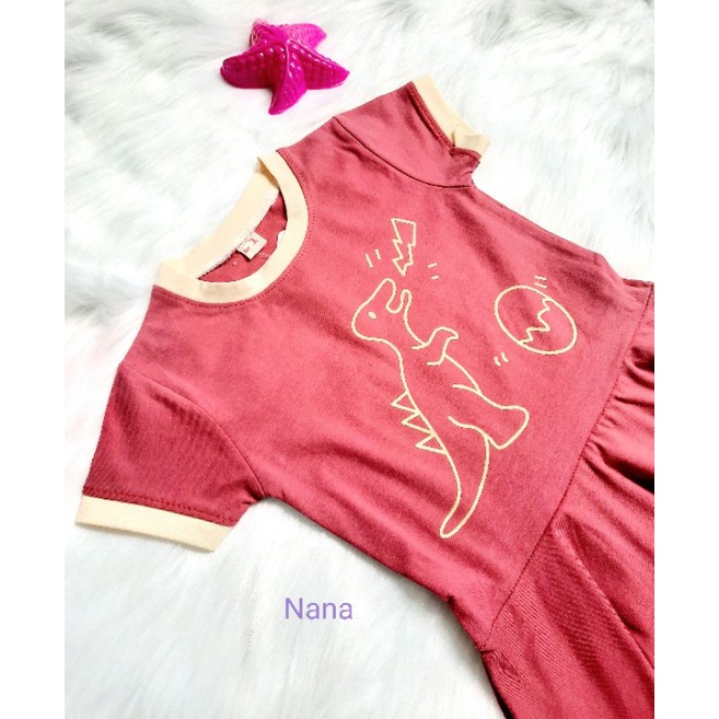 Váy bé gái chất Cotton mềm giãn / Đầm bé gái kiểu đuôi cá dễ thương