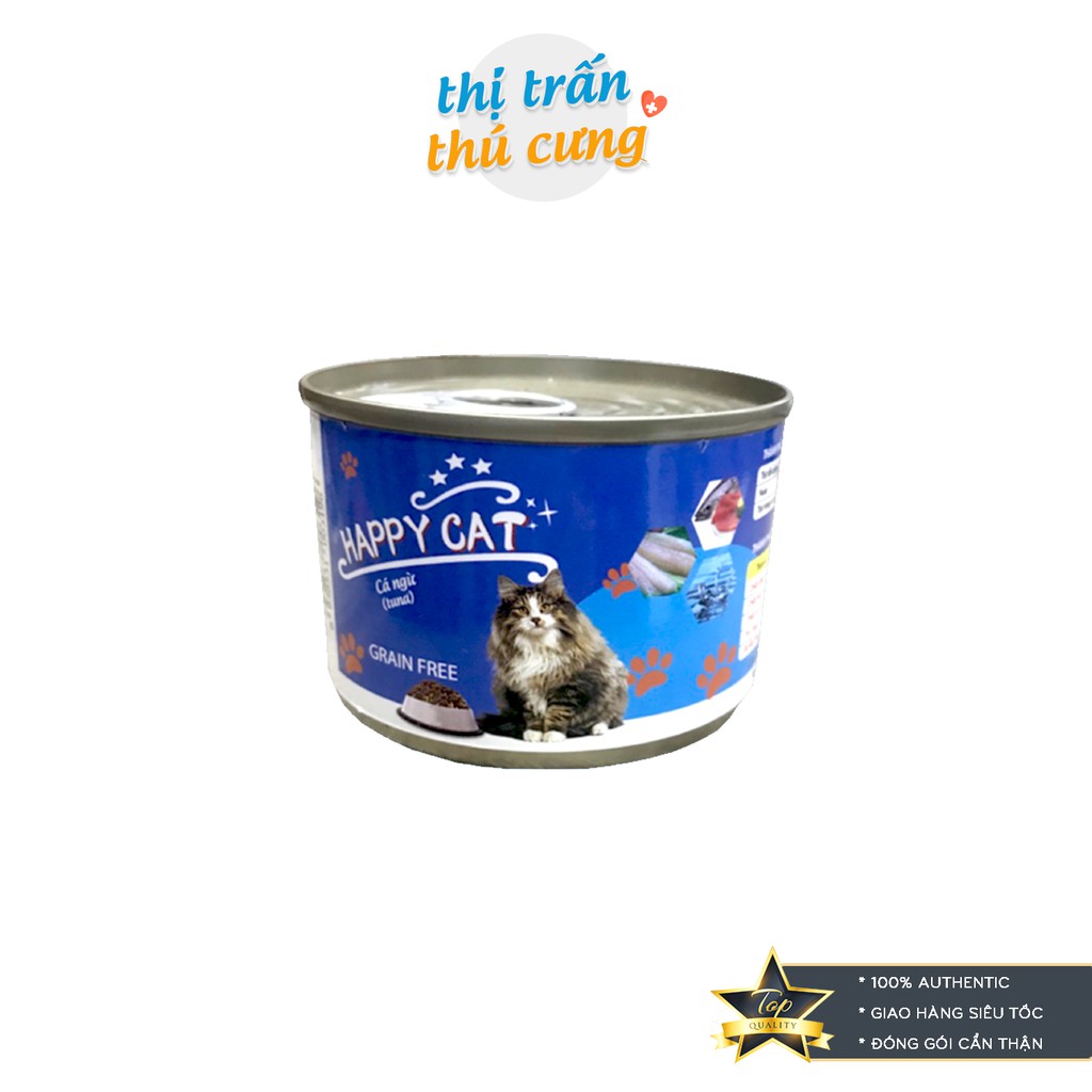 Thức ăn cho mèo pate Happy Cat 160g - SIÊU TIẾT KIỆM cat happy | pate Happy cat