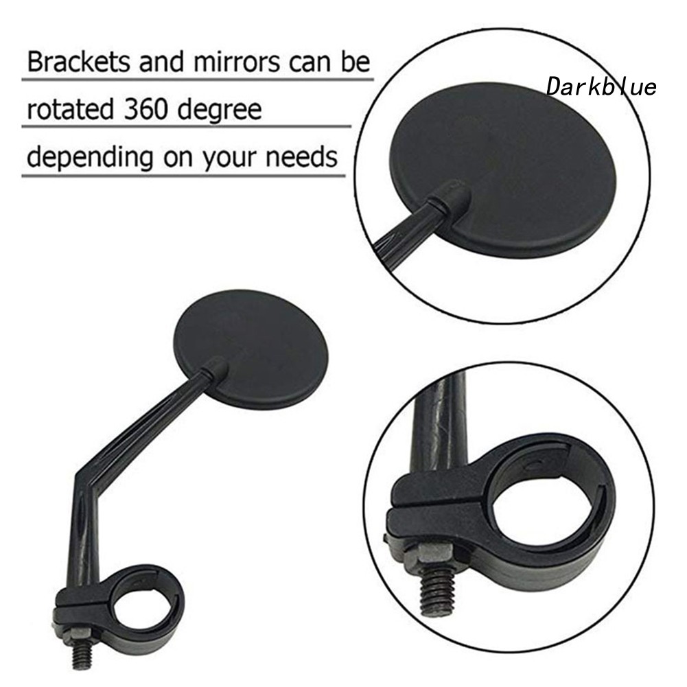 Set 2 Gương Chiếu Hậu Xoay 360 Độ Cho Xe Đạp Leo Núi