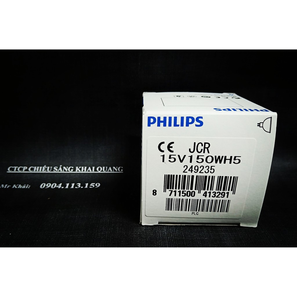 (SALE) Bóng halogen chén Philips JCR 15V 150W / H5 Japan