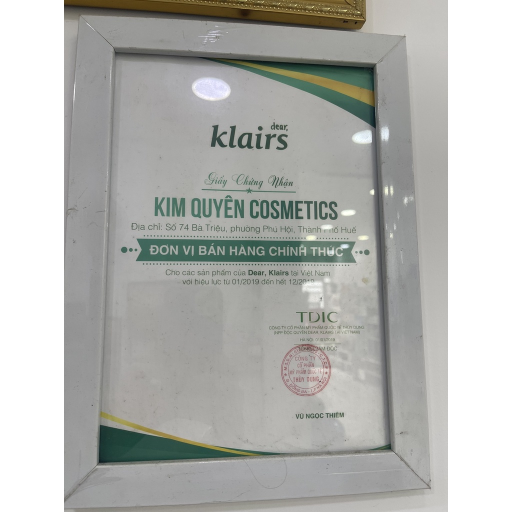 GIÁ HỦY DIỆT- Nước hoa hồng Dear Klairs Supple Preparation toner 180ml
