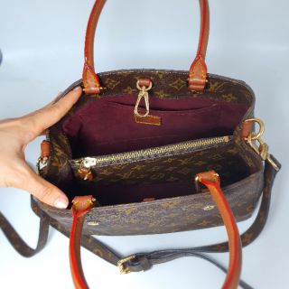 Túi xách lv da thật si Nhật size 27cm