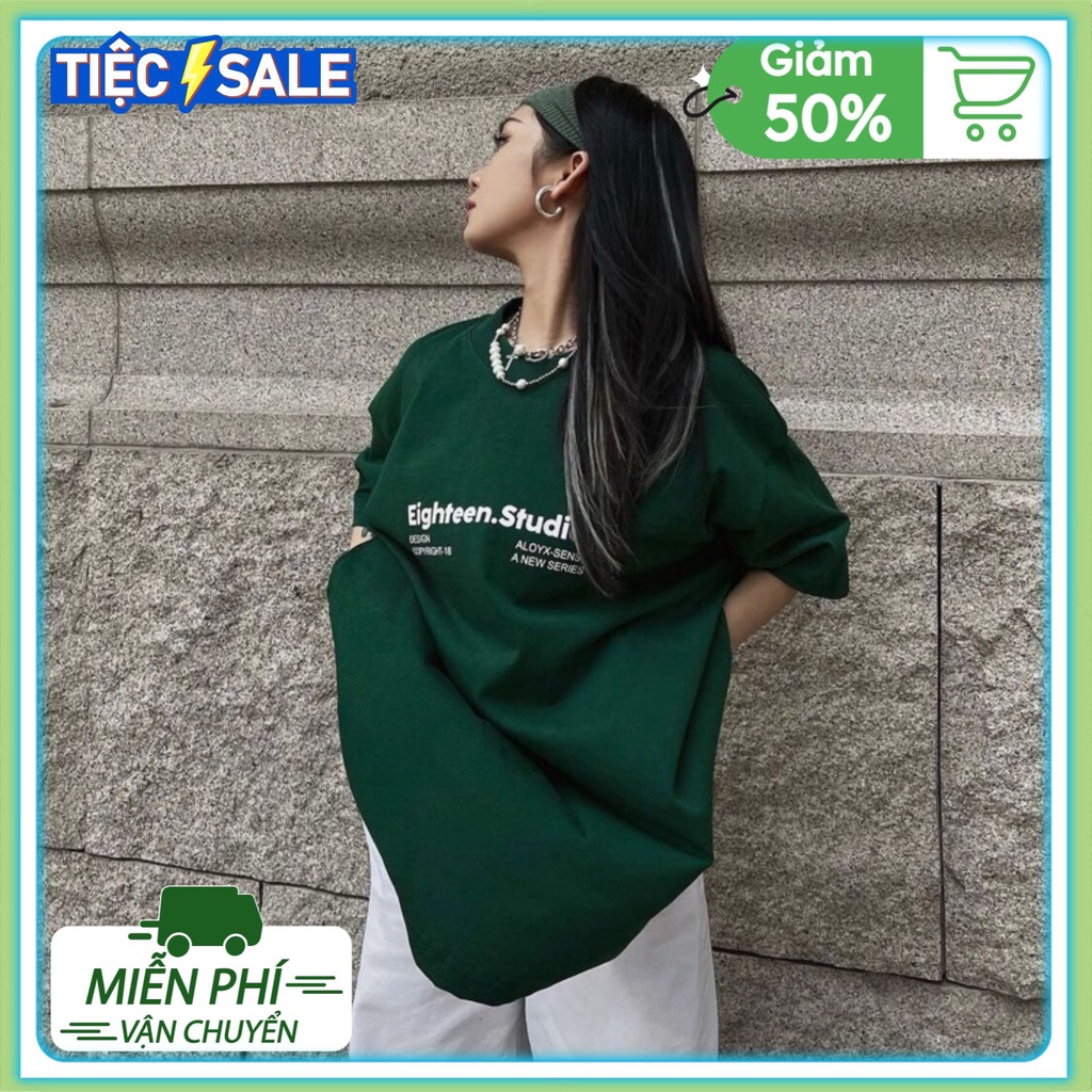 Áo thun tay lỡ nam nữ, áo phông unisex form rộng chất cotton mát mịn thấm hút mồ hôi