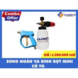 [COMBO] S.úng ngắn và bình bọt tuyết cổ to GIÁ SỐC - Tahico