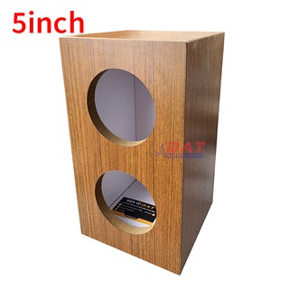 Thùng Loa Đôi 5inch Vân Gỗ Laminate 20*35*20cm WTS-231
