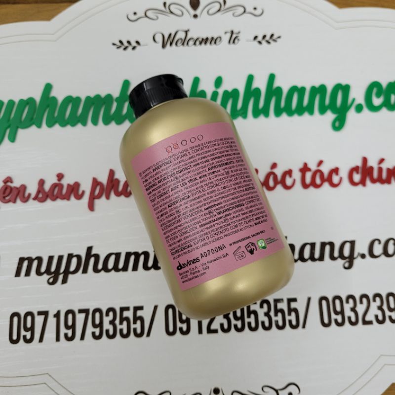 TINH CHẤT TẠO SÓNG XOĂN DAVINES CURL BUILDING 250ML - DƯỠNG VÀ GIỮ NẾP TÓC UỐN