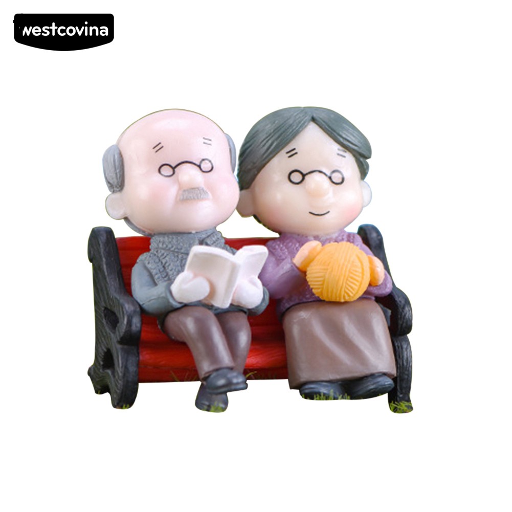 Mô Hình Tượng Ông Bà Trang Trí Sân Vườn