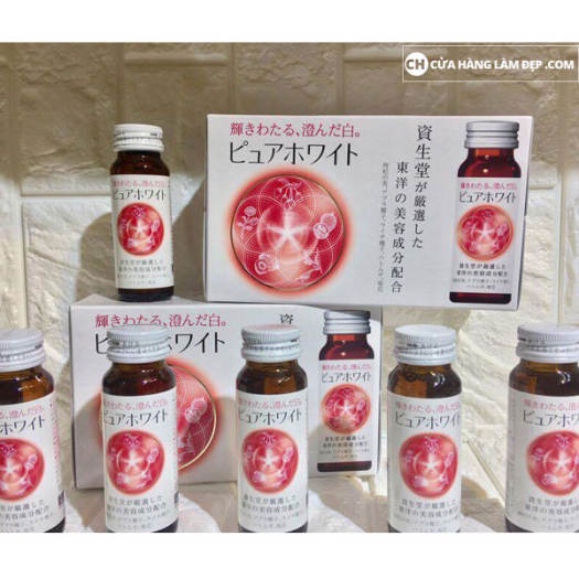 Nước uống collagen Shiseido Pure White Nhật Bản-collagen-shiseido nhật bản