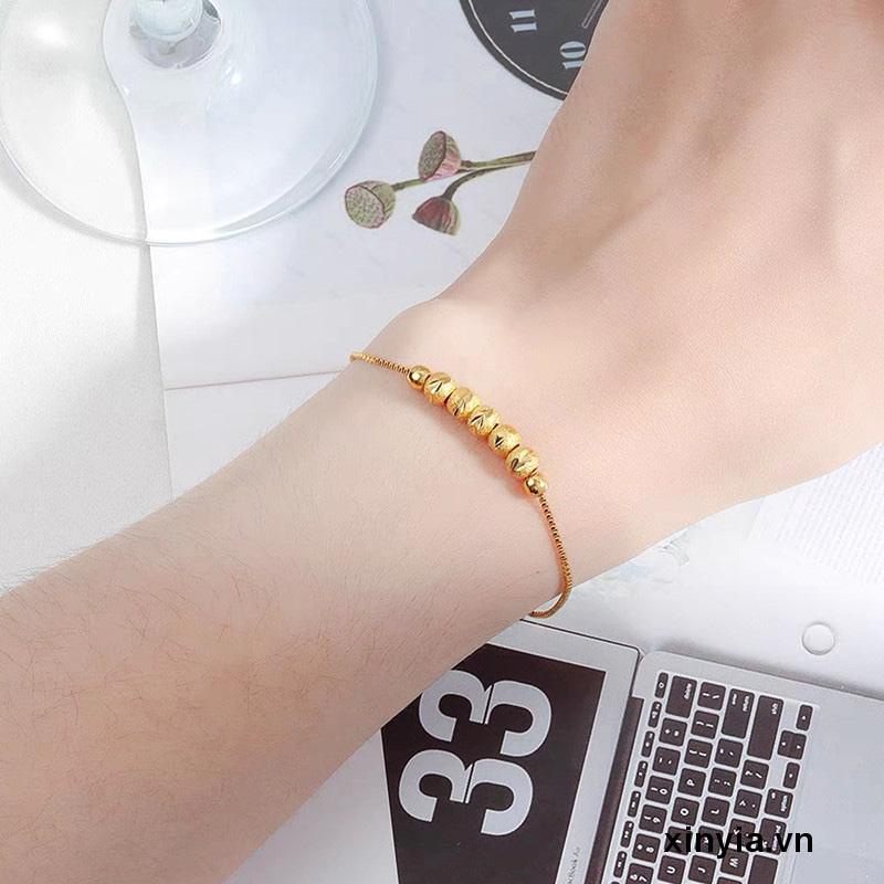 Vòng Tay Năm Cánh Đơn Giản Không Phai Màu Thiết Kế Niche Cho Nữ