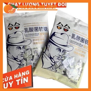 Combo 2 gói vị sữa chua- kẹo sữa chua dẻo ông già hosh đài loan 360gam