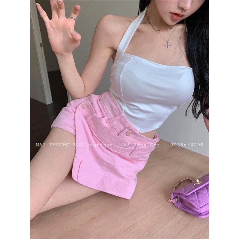 QUẦN GIẢ VÁY VẠT CHÉO CHẤT ĐẸP MS23101 | BigBuy360 - bigbuy360.vn