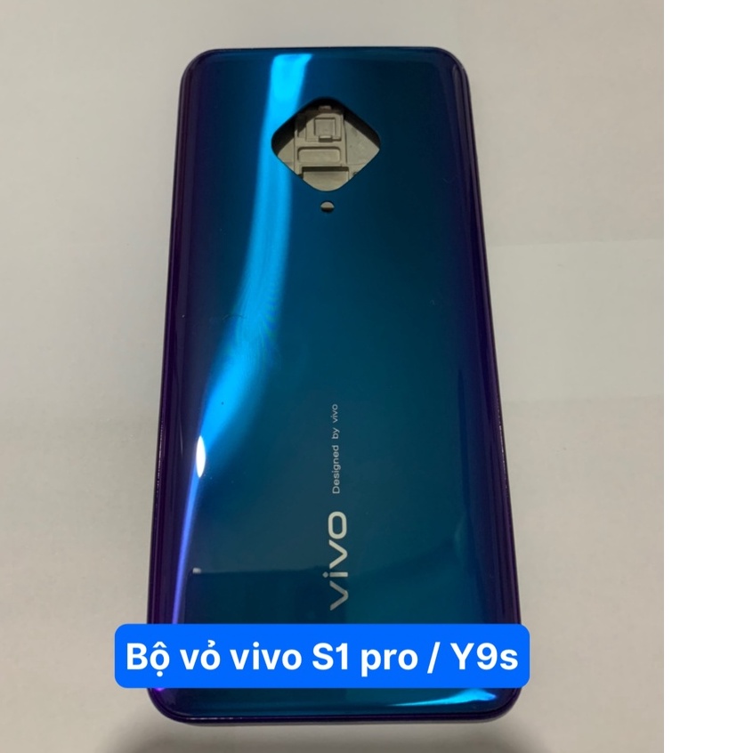 Bộ vỏ điện thoại full zin Vivo S1 pro / Y9s ( dùng chung ) - bộ gồm lưng, sường, phím bấm, kính camera