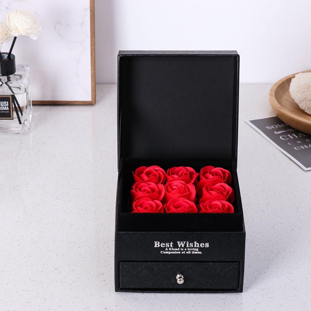 BORAG Hoa Hồng Handmade Làm Quà Tặng Giáng Sinh / Năm Mới / Valentine