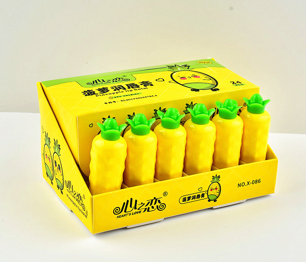 Son Dưỡng Môi Không Màu Tẩy Tế Bào Chết Thiết Kế Hình Quả Dứa Màu Vàng | BigBuy360 - bigbuy360.vn