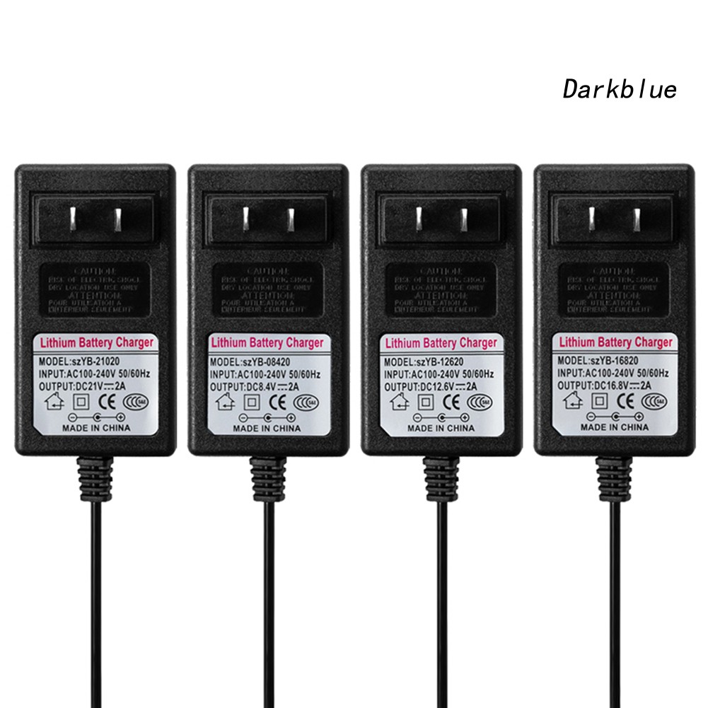 POWER Bộ Sạc Pin Lithium 21v / 2a 8.4v / 2a 12.6v / 2a 16.8v / 2a