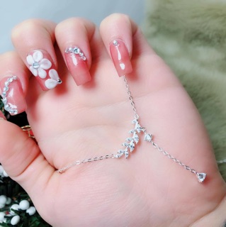 Dây chuyền bạc nữ hình lá