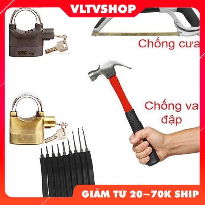 ⛔MIỄN PHÍ VẬN CHUYỂN⛔ Khóa Chống Trộm, Khóa Cửa, Xe Máy, Tủ Có Còi Hú Báo Động, Chống Cắt An Toàn Tuyệt Đối