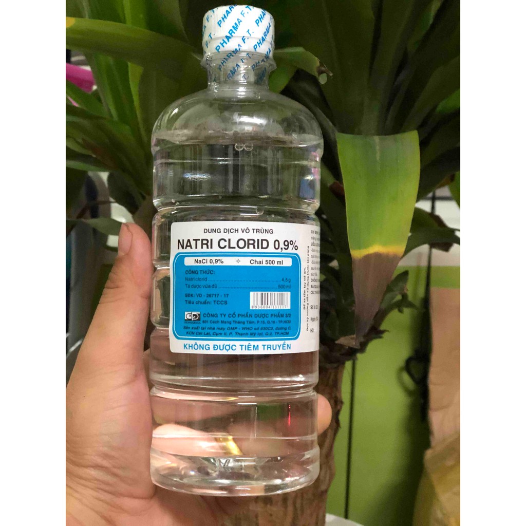 Nước Muối Sinh Lý Natri clorid 3/2 500ml