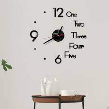 Đồng Hồ Trang Trí Dán Tường 3D Phong Cách Châu Âu Độc ĐáoFREESHIPĐồng Hồ Treo Tường 3D Trang Trí Decor
