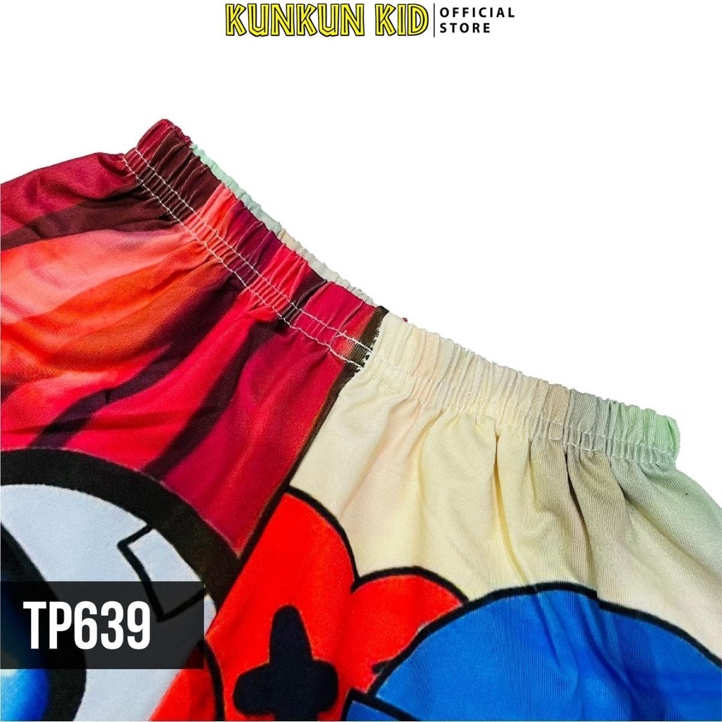 Quần áo bé trai Kunkun Kid TP639 chất thun lạnh co giãn 4 chiều in 3d hoạt hình among us