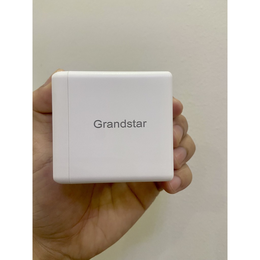 Củ Sạc Nhanh 3 Cổng Grandstar PD - QC 3.0 - Sạc Nhanh 3 Thiết Bị Cùng Lúc