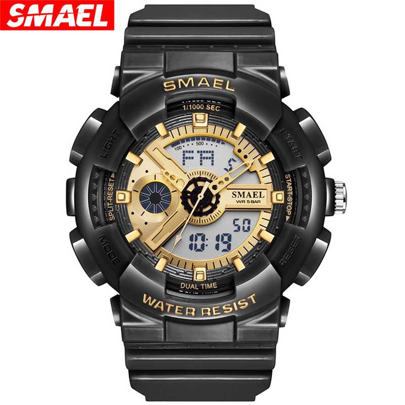 Đồng hồ bấm giờ thể thao SMAEL 8026 kĩ thuật số chống thấm nước 5Bar có đèn LED