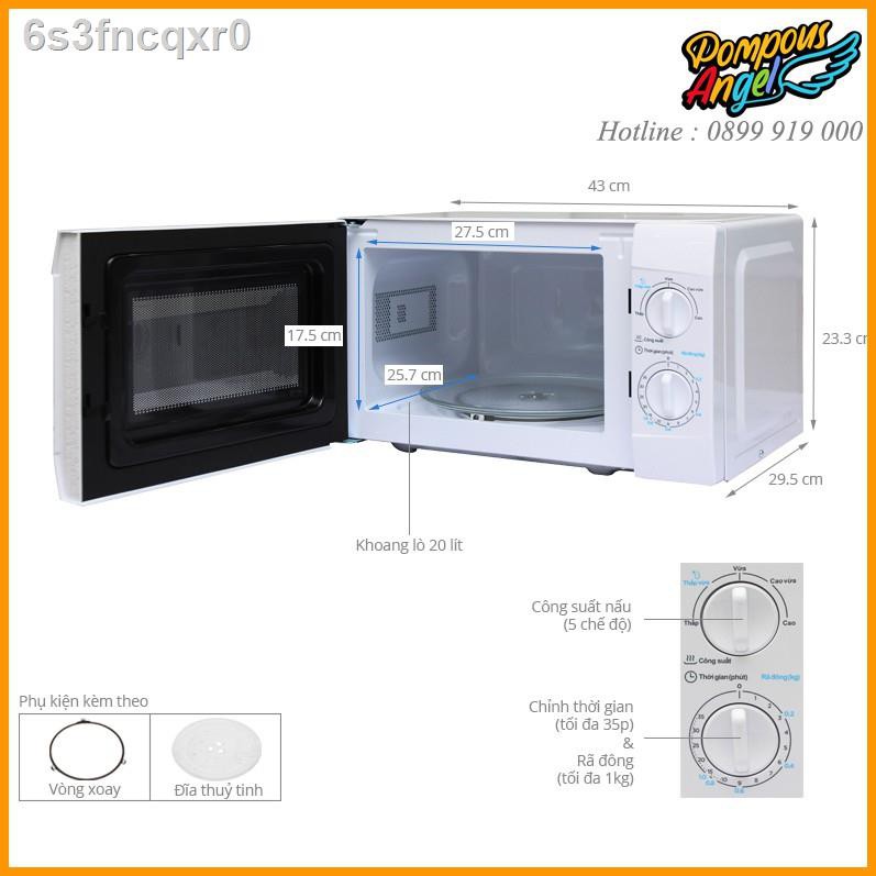 ┋℗[Chính hãng] Lò vi sóng 20L MIDEA MMO-20KE1 (không nướng ) hàng chính hãng , bảo hành 12 tháng ,lỗi 1 đổi 1