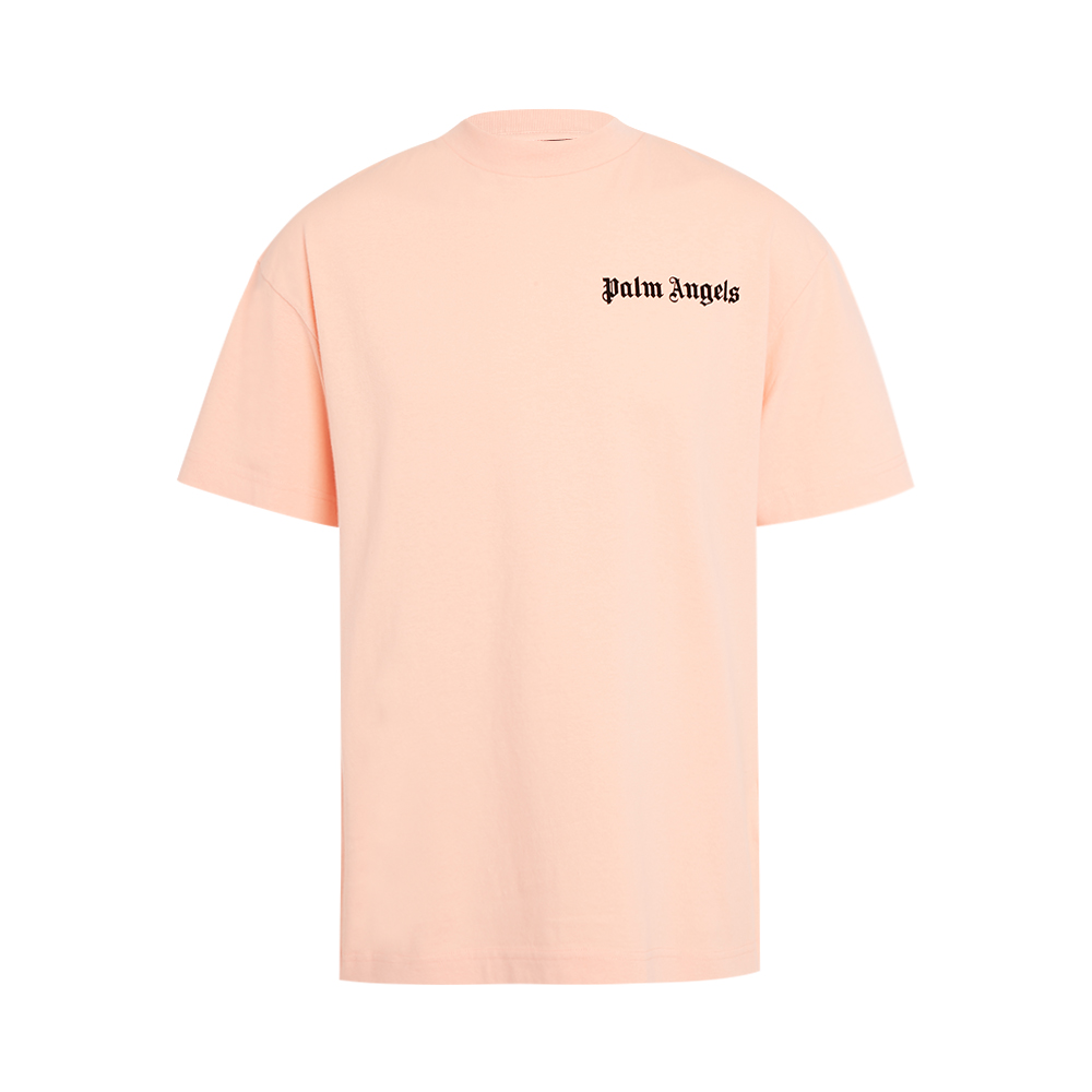 Ready-made Palm Angels / Palm Angel spring and summer color printing cotton simple logo men's necklace short T-shirt