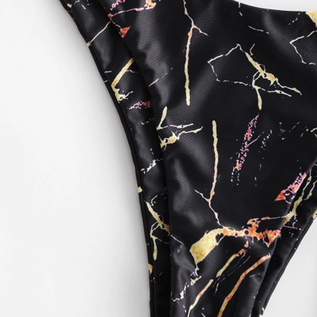 Bikini Cột Dây Sau Lưng Hoạ Tiết In Cho Phái Nữ | BigBuy360 - bigbuy360.vn