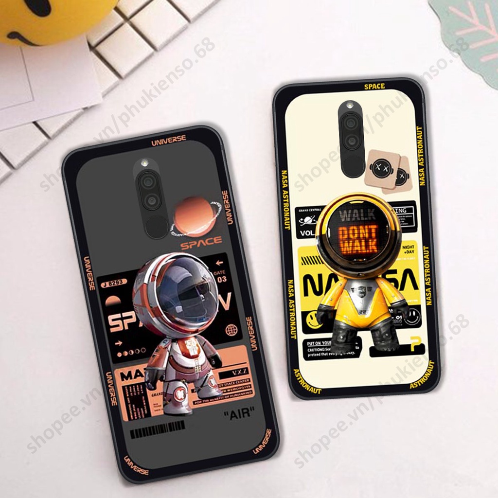 Ốp lưng Xiaomi Redmi 8 hình người máy, robot nasa đáng yêu dễ thương