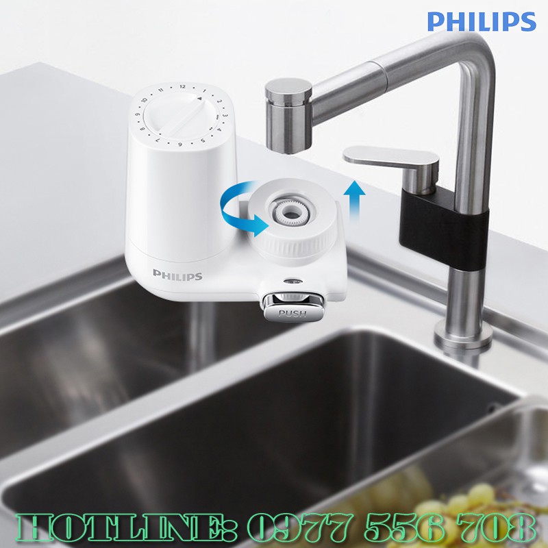 Lọc nước tại vòi 𝐅𝐑𝐄𝐄𝐒𝐇𝐈𝐏 Lọc nước đầu vòi Philips - slc.vn