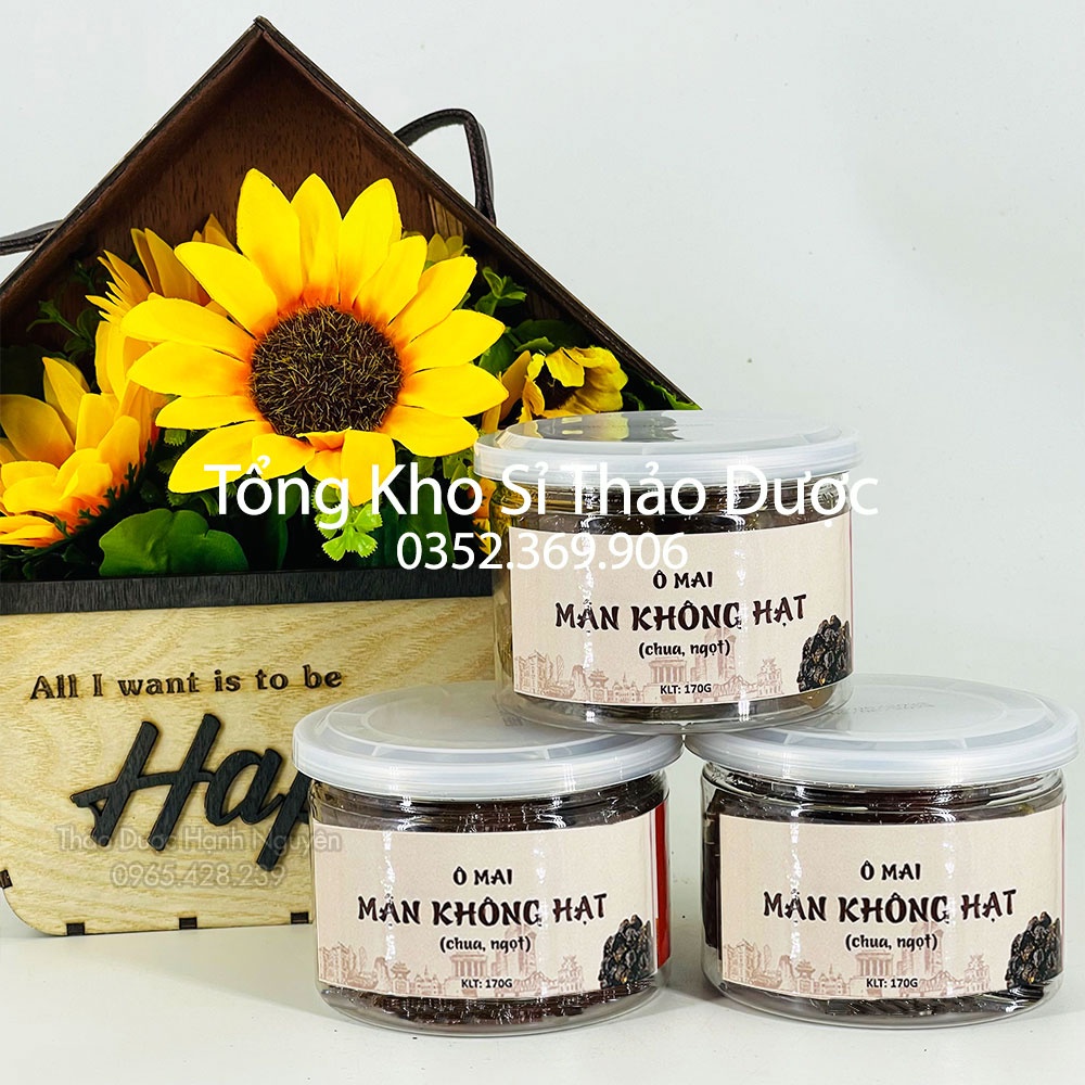 Ô mai mận không hạt - Hộp 170g