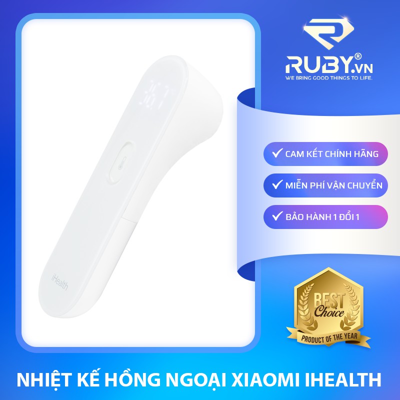 Nhiệt Kế Điện Tử Hồng Ngoại Xiaomi Mijia iHealth FDIR-V14, Máy Do Nhiệt Độ Cao Cấp Chính Xác và Nhanh Chóng