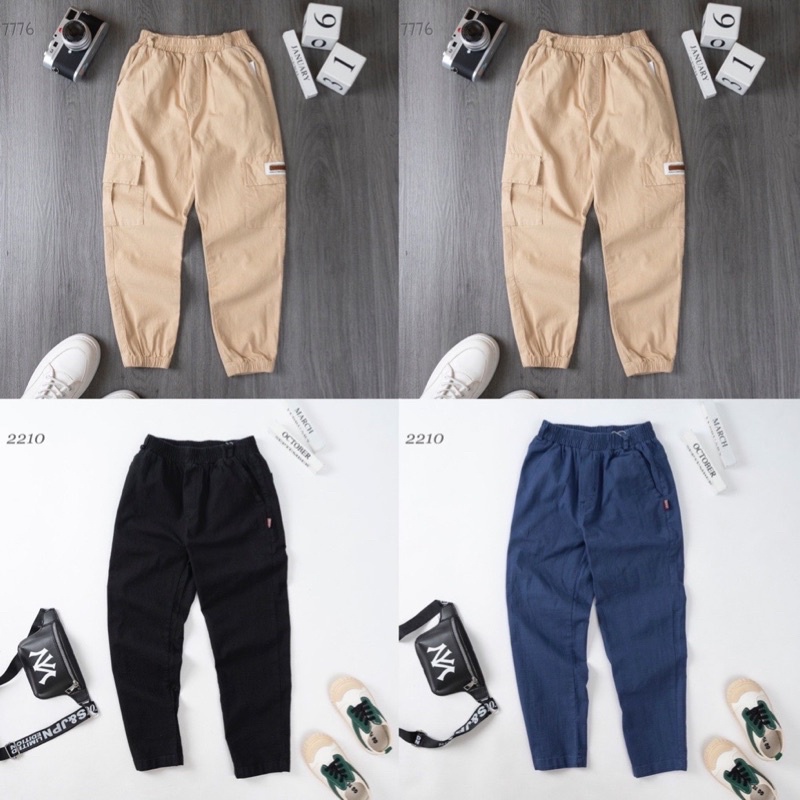 SP000799 Quần dài nilen kaki co dãn cho bé mặc đi học đi chơi siêu năng động  Ảnh thật Rio chụp, hàng có sẵn 9479