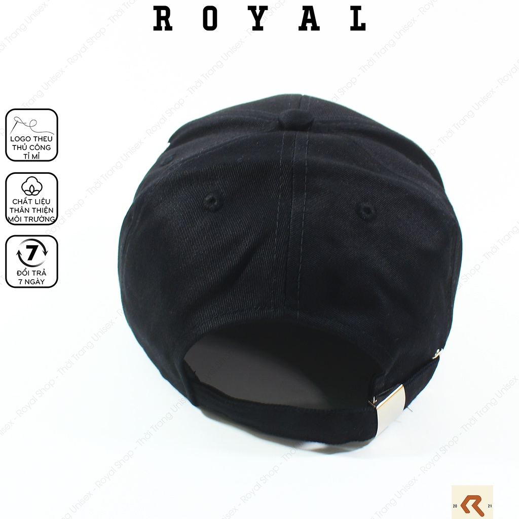 Mũ Lưỡi Trai Nón Lưỡi Trai Nam Nữ B Boston Vải Kaki Cotton Hàn - Royal Shop