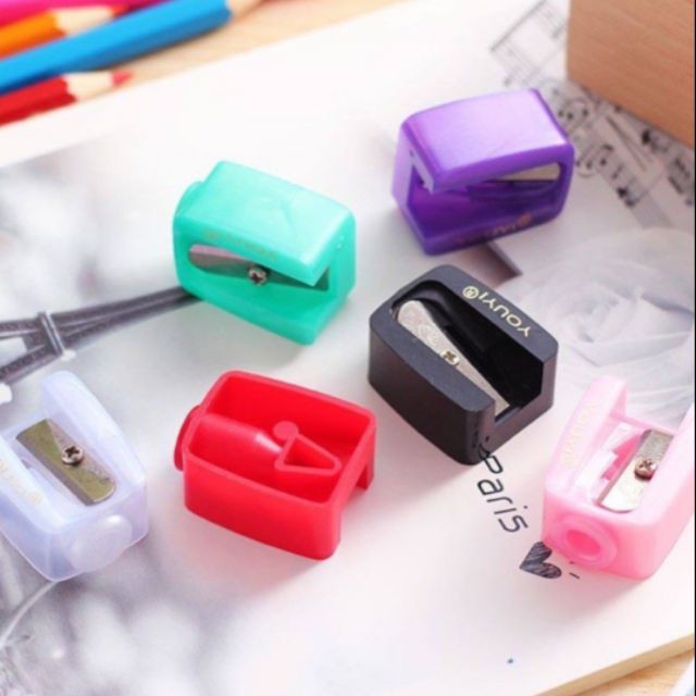 Freeship🍀 Dụng cụ gọt bút chì kẻ mắt, gọt chì hỗ trợ kẻ mắt (màu)