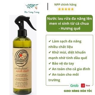 Nước lau đa năng hữu cơ sinh học lên men CÔ CÀ CHUA Sạch tuốt khử mùi diệt khuẩn tẩy sạch vết bẩn kính bếp gỗ cứng đầu