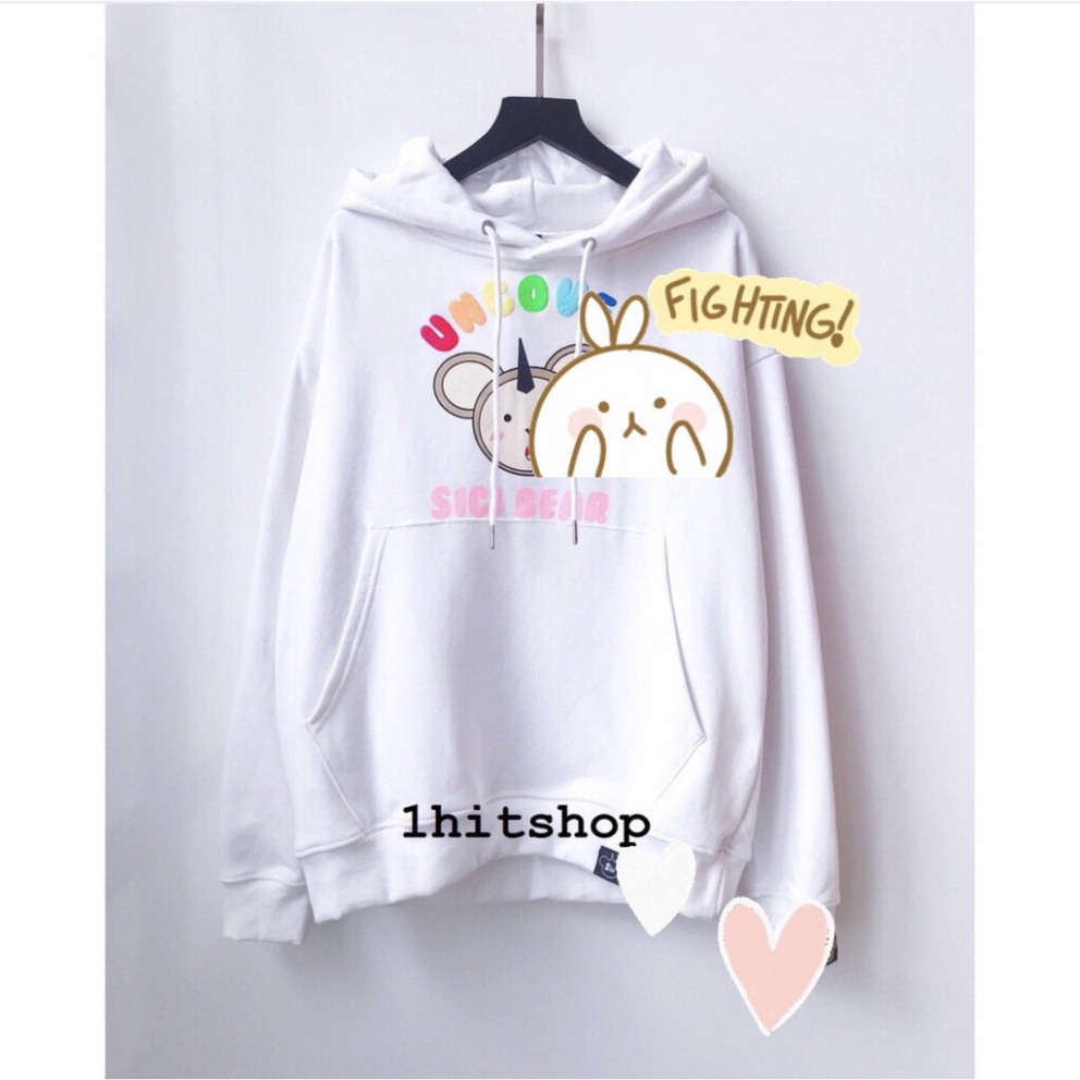 Áo Hoodie UN.CO.VER Ulzzang Unisex (SICI full TAG MỚI) 1hitshop | BigBuy360 - bigbuy360.vn
