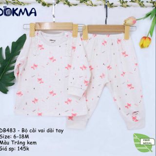 [Dokma] Bộ cài vai DT bé gái DB483